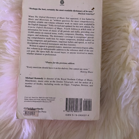 oxford dictionary of music reference book - Picture 2 of 2